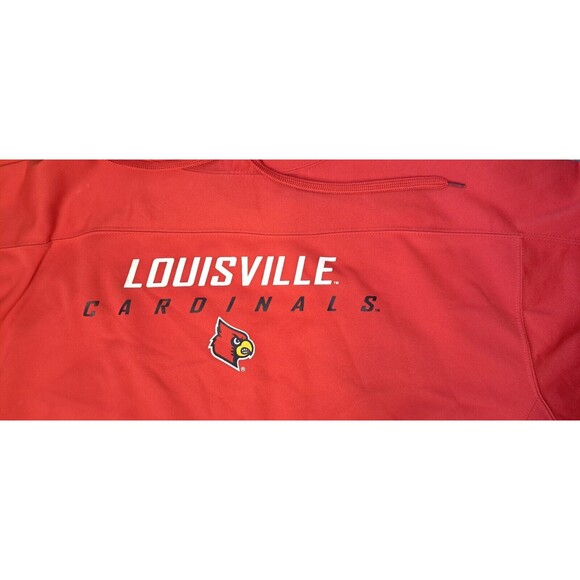 University of Louisville Cardinals Red/Black Hoodie - Picture 3 of 6